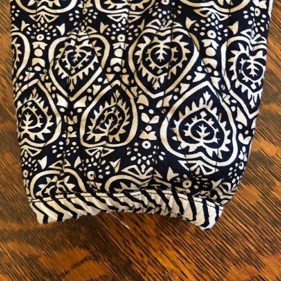 Tribal Mixed Print Quilted Cotton Lagenlook Retro Boxy Jacket Size M - Picture 6 of 15